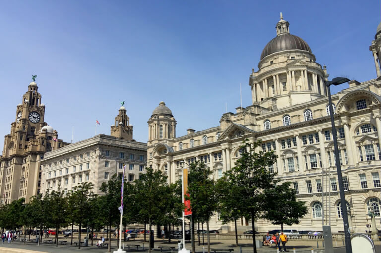 The historic Liverpool waterfront